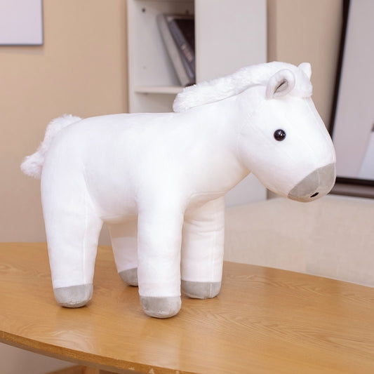 Peluche cheval assis 60/80cm