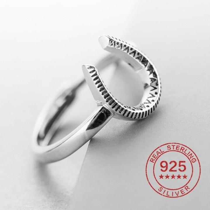 bague bijoux fer a cheval