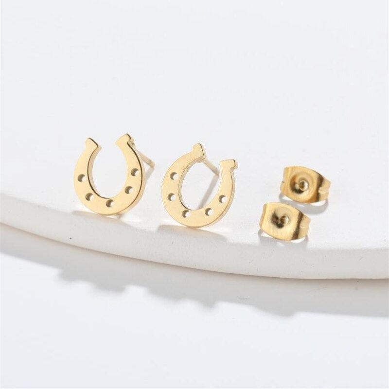Boucles d'oreille cheval chanceux