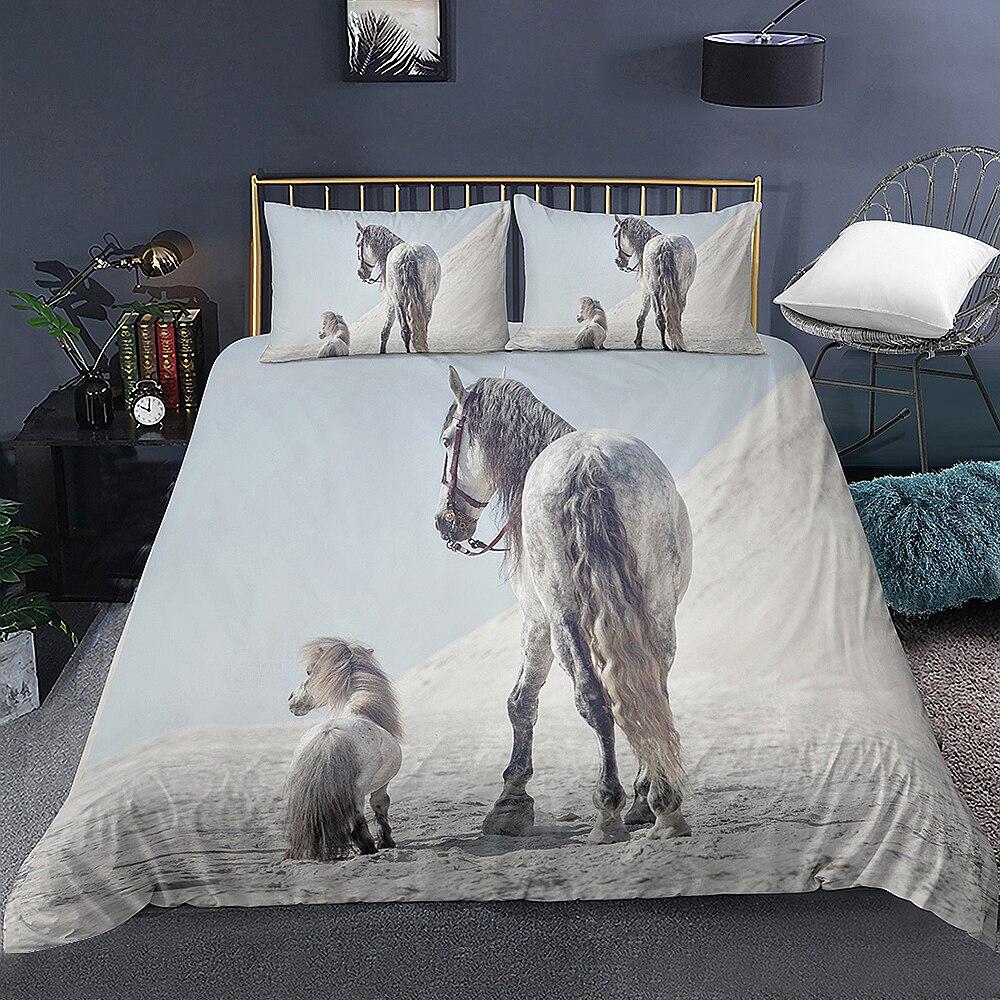 Housse de couette cheval fille