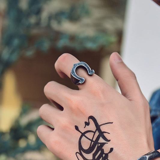 Bague Fer à Cheval Homme