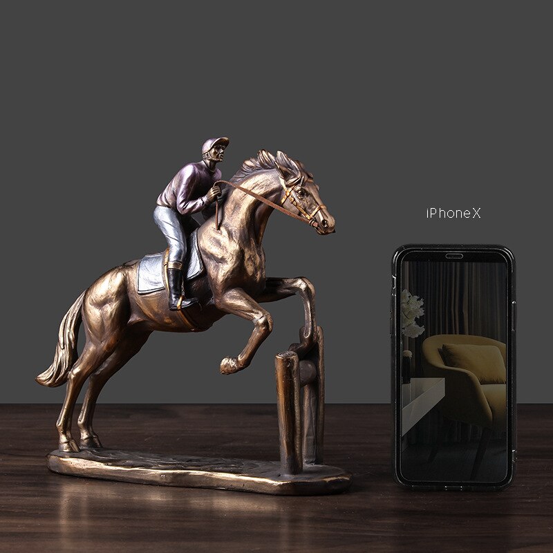 Statue Cheval De Course