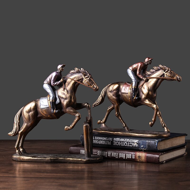 Statue Cheval De Course