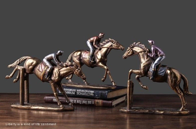 Statue Cheval De Course