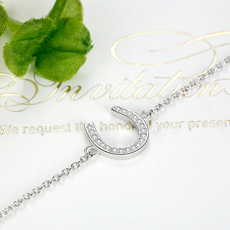 Bracelet Fer à Cheval Argent
