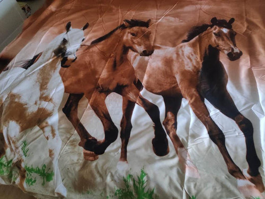 Housse de Couette avec Chevaux