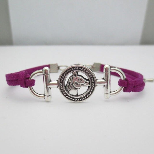 Bracelet Cheval <br> Mors Cordon coloré