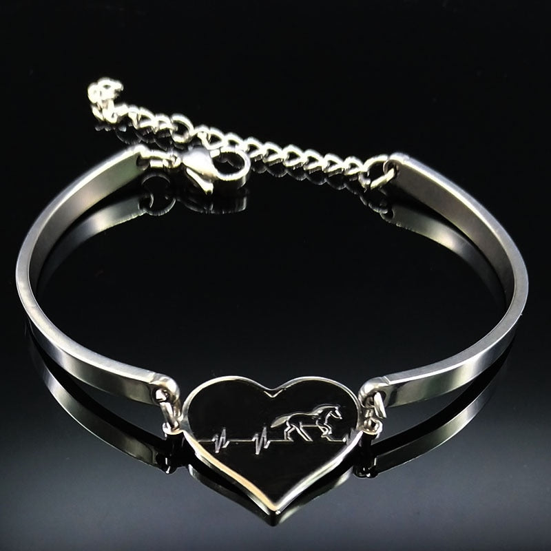 Bracelet Cheval <br> Rythme Cardiaque