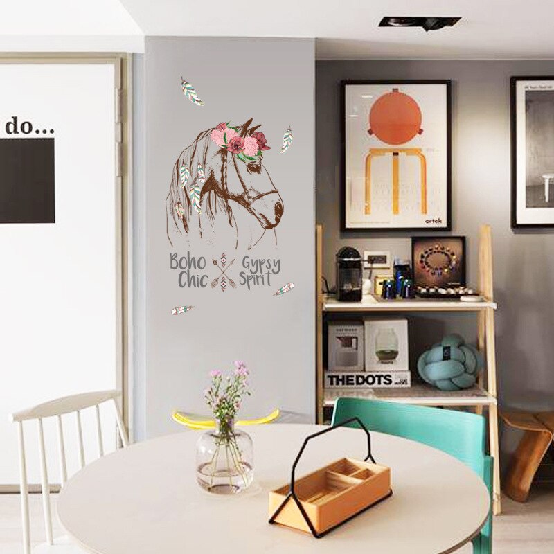 Stickers Cheval Chambre Fille