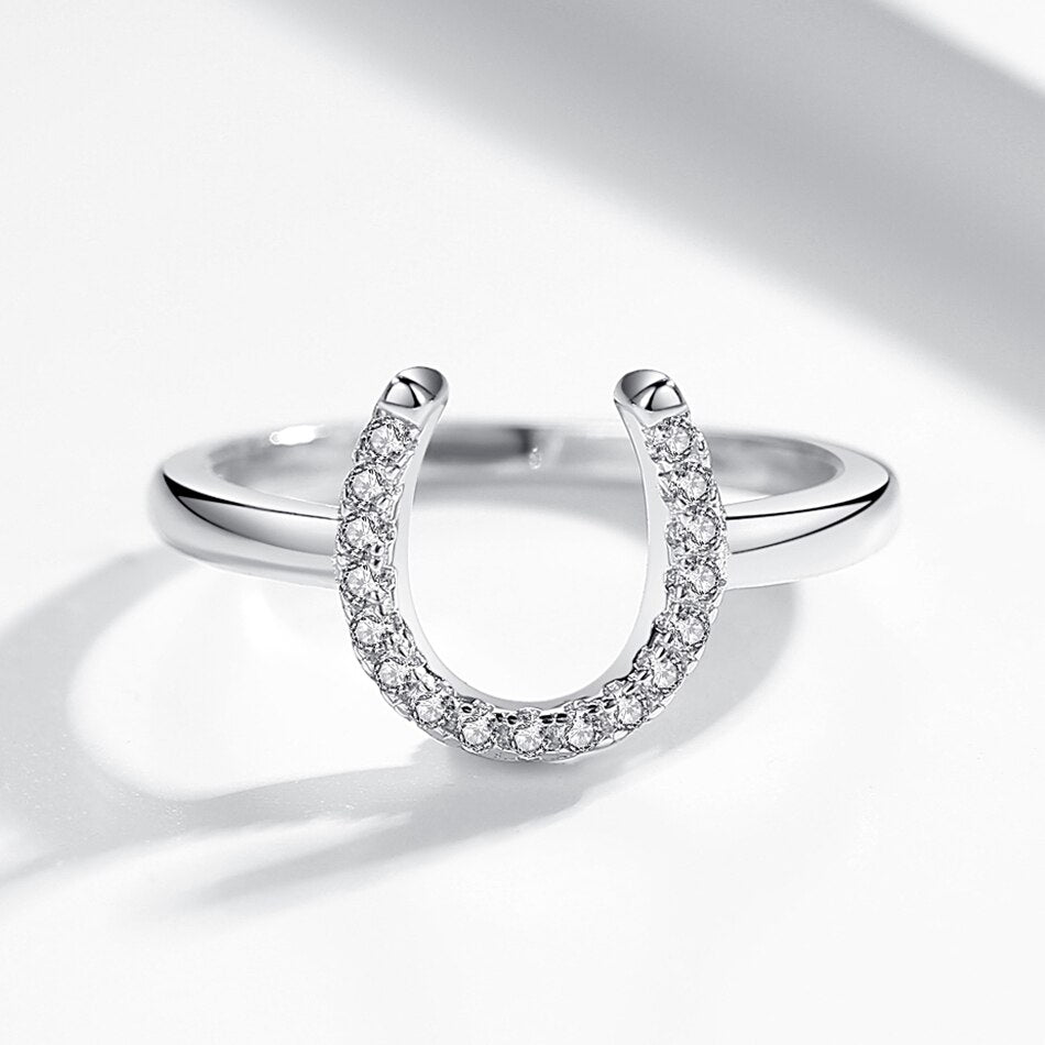 Bague Fer à Cheval Argent