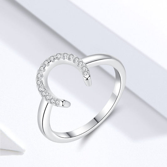 Bague Fer à Cheval Argent