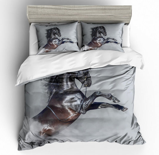 Housse de Couette Cheval qui Cabre
