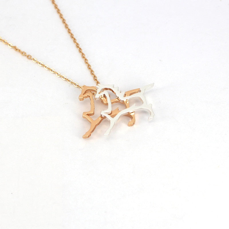 Collier Cheval <br> Chevaux qui galopent