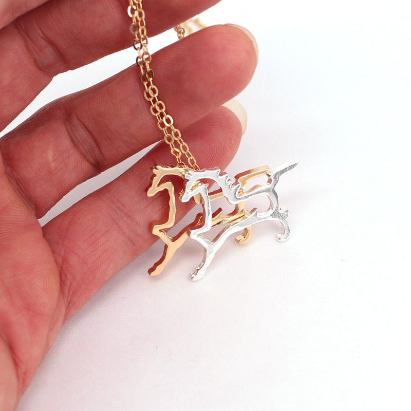 Collier Cheval <br> Chevaux qui galopent