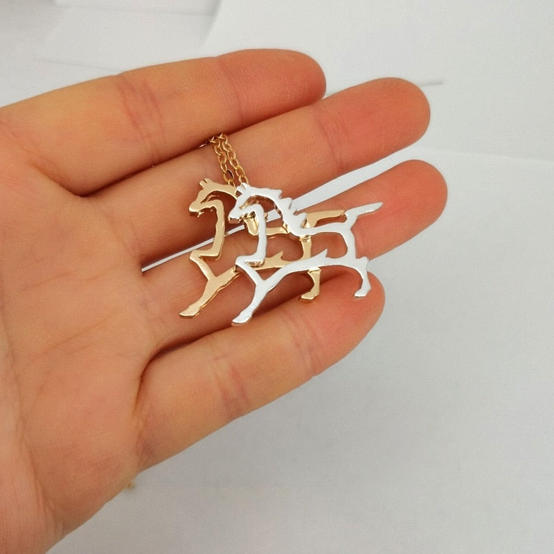 Collier Cheval <br> Chevaux qui galopent