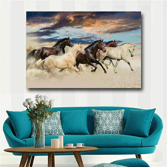 Tableau Chevaux au Galop