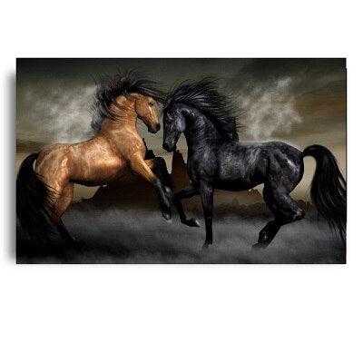 Tableaux Chevaux Peint