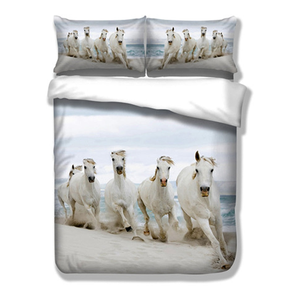 Housse de Couette chevaux de Camargue