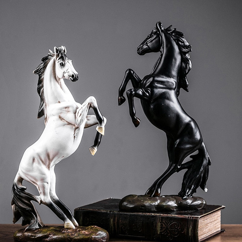 Statue Cheval Cabré