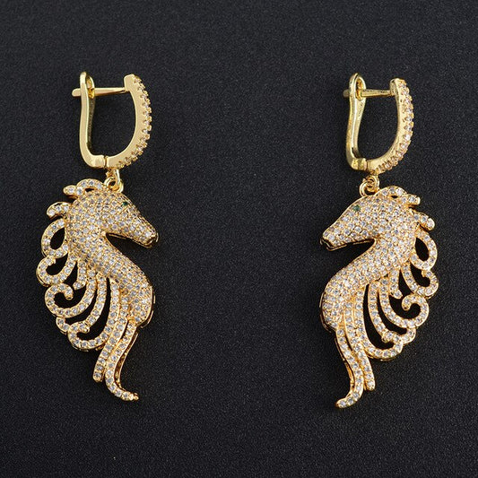Boucles d'oreilles Cheval <br> de Mer