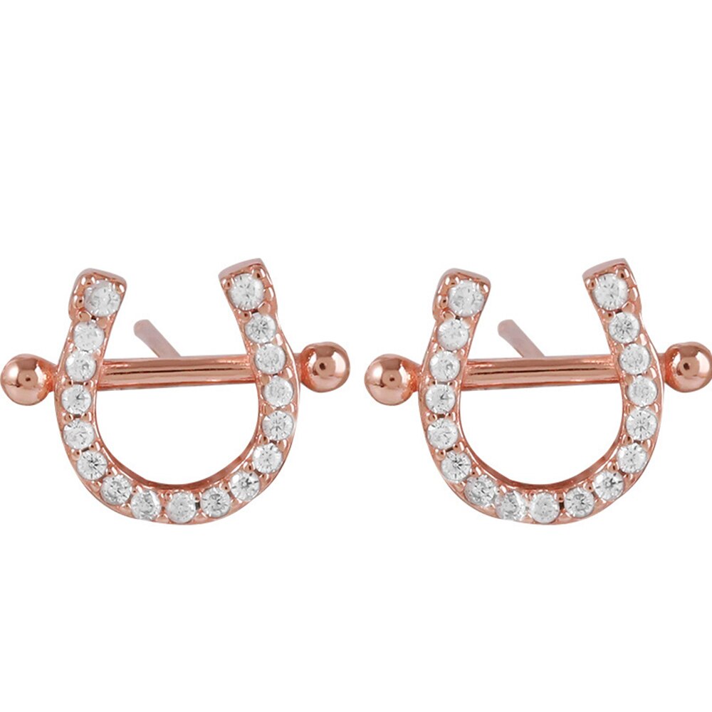 Boucles d'oreilles clou Fer à Cheval