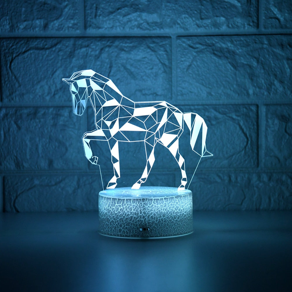 Lampe led cheval