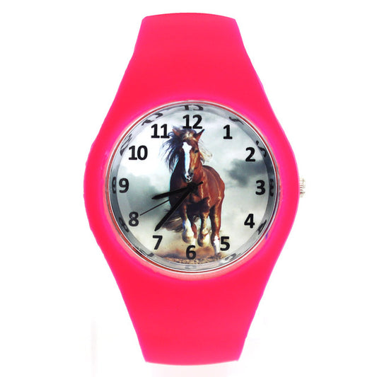 Montre Cheval en silicone