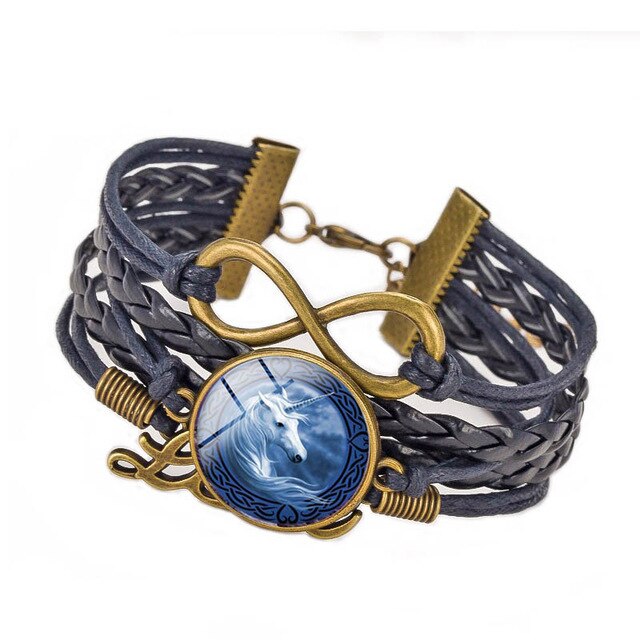 Bracelet Cheval Cuir Coloré