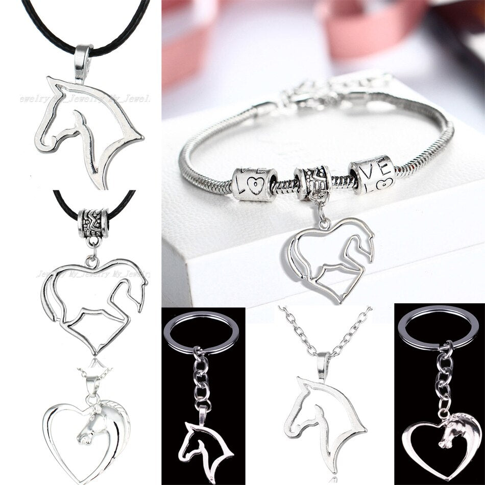 Bracelet Pendentif Chevaux