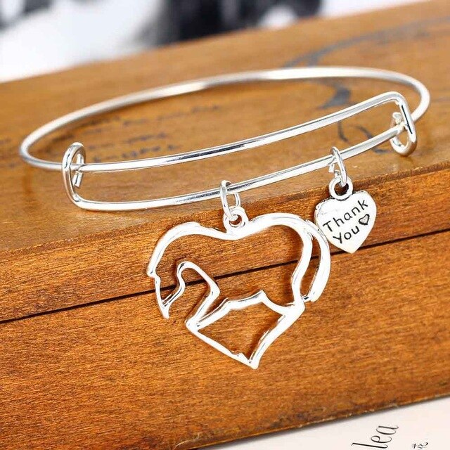 Bracelet Pendentif Chevaux