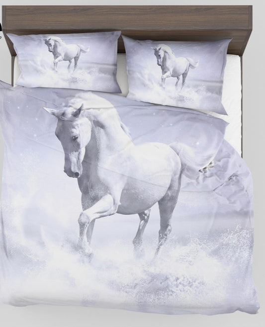 Housse de Couette Cheval Blanc