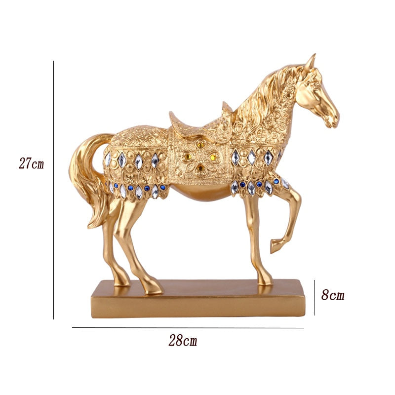 Statue Cheval <br> Patte en l'air