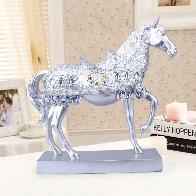 Statue Cheval <br> Patte en l'air