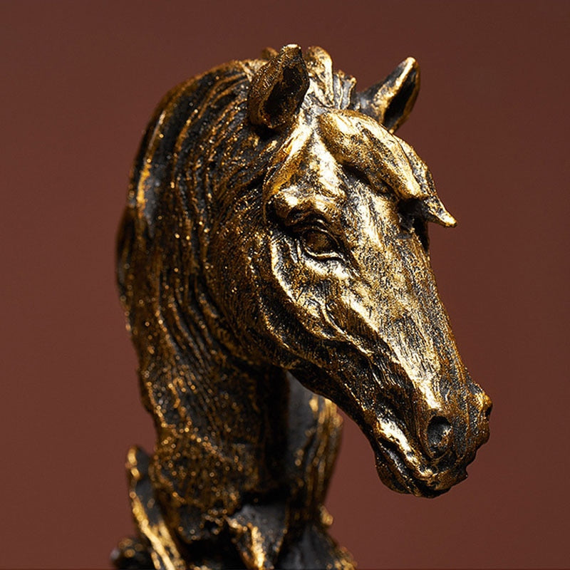Statue Tête de Cheval