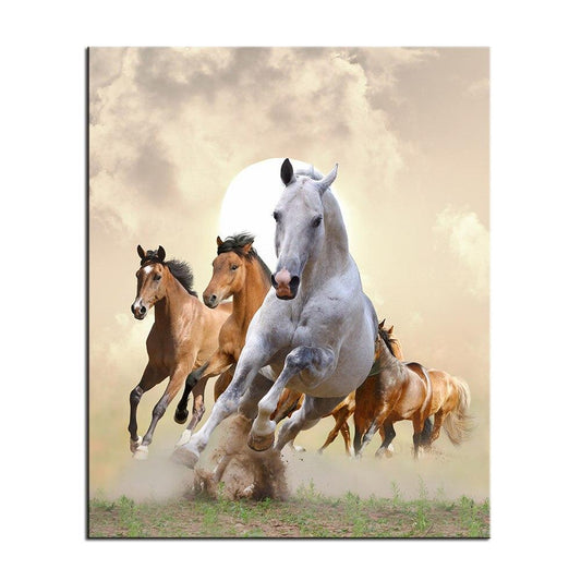 Tableau Cheval <br> Chambre Fille