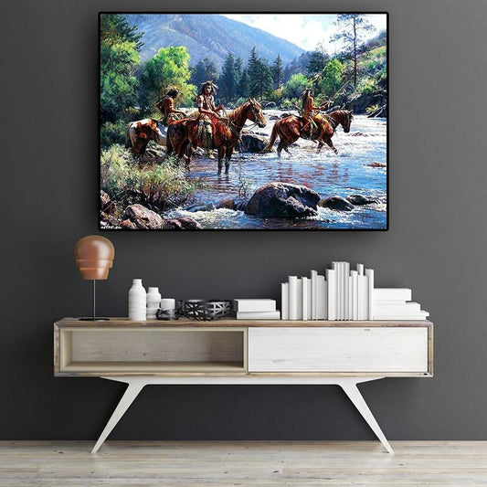 Tableau Cheval Indien