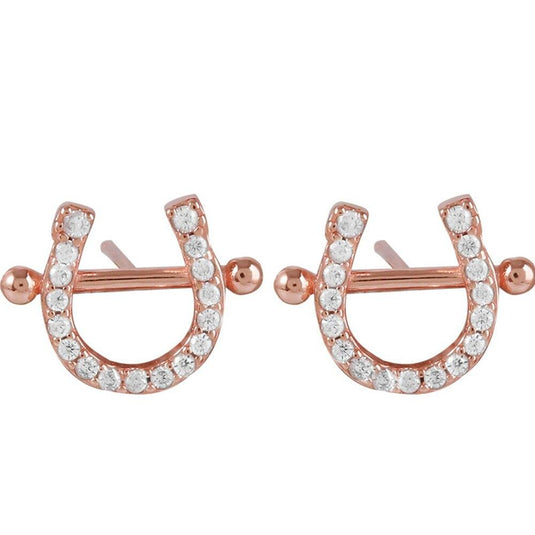 boucles d'oreilles cheval