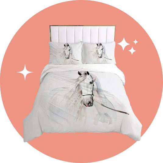 housse de couette cheval