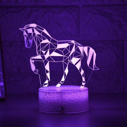 Lampe 3d cheval
