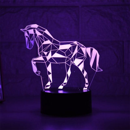 Lampe 3d cheval