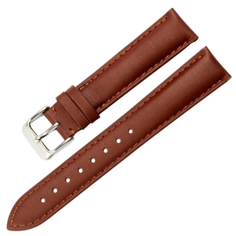Montre cheval bracelet en cuir marron