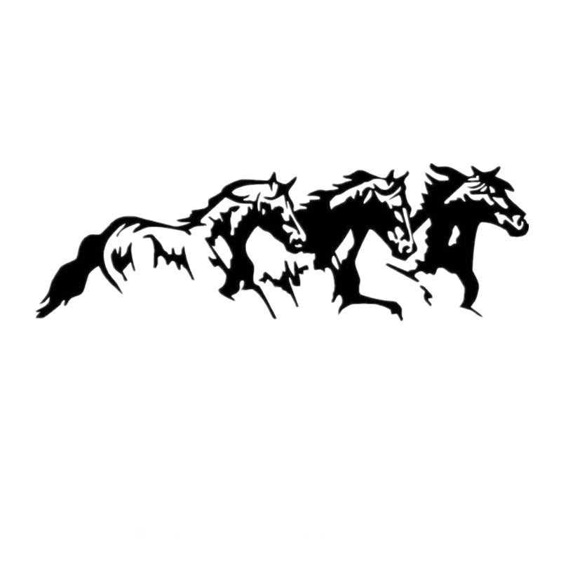 Sticker Cheval pour Voiture