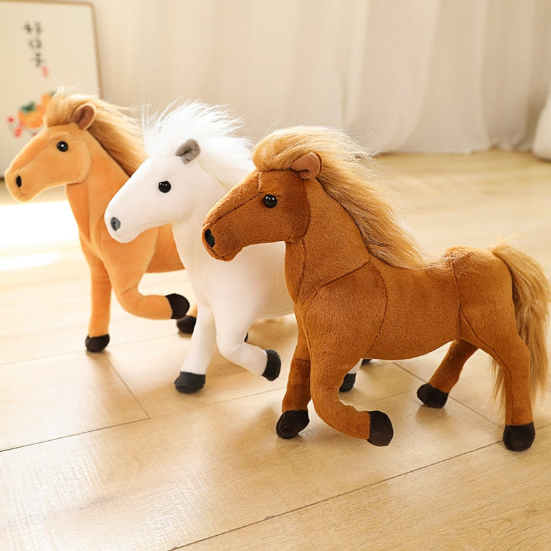 Peluche cheval à coiffer