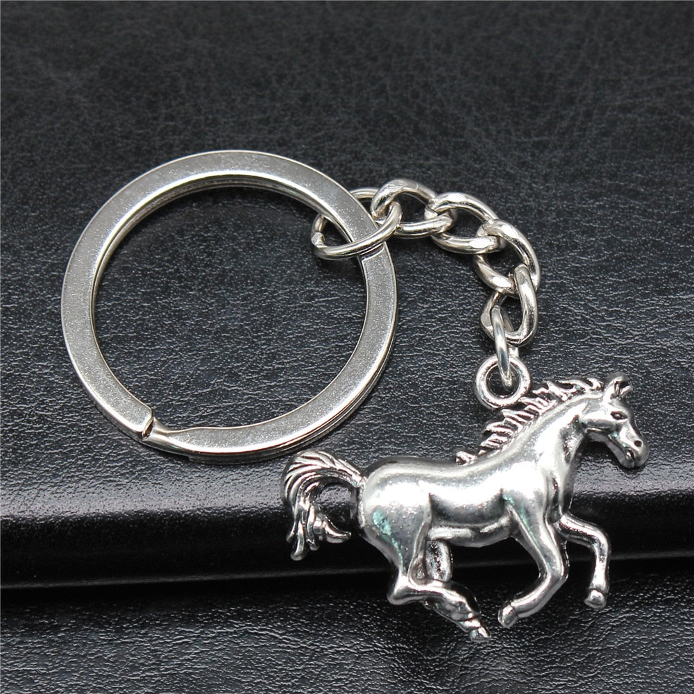 Porte clé cheval au galop