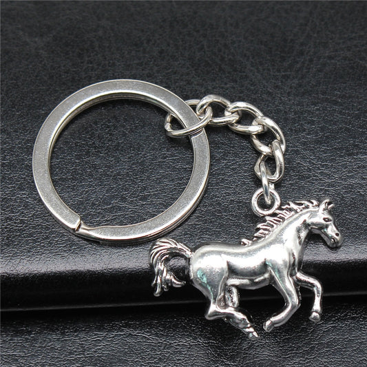 Porte clé cheval au galop