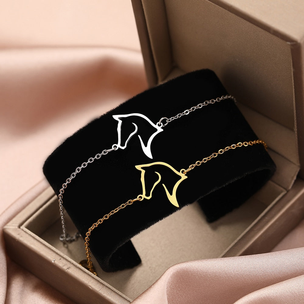 Bracelet portrait de cheval