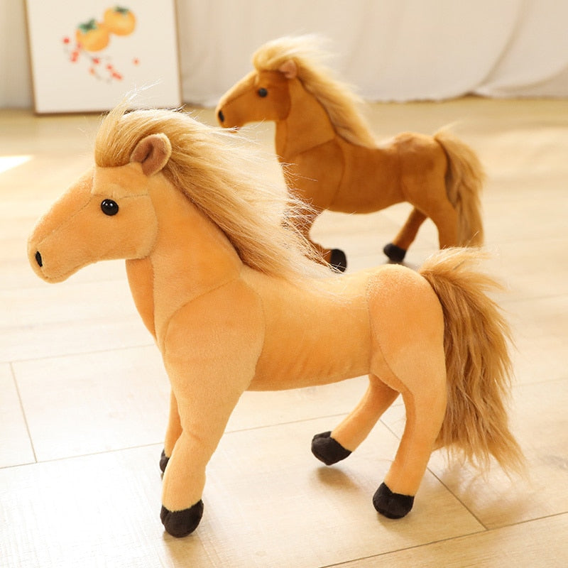 Peluche cheval à coiffer
