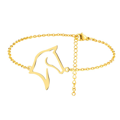 Bracelet portrait de cheval