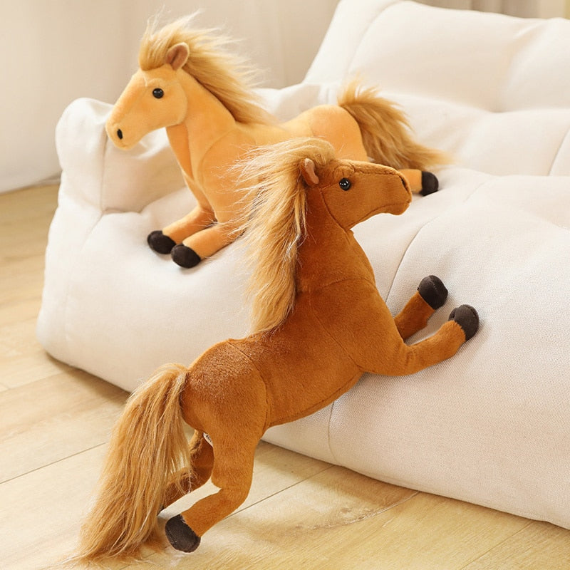 Peluche cheval à coiffer