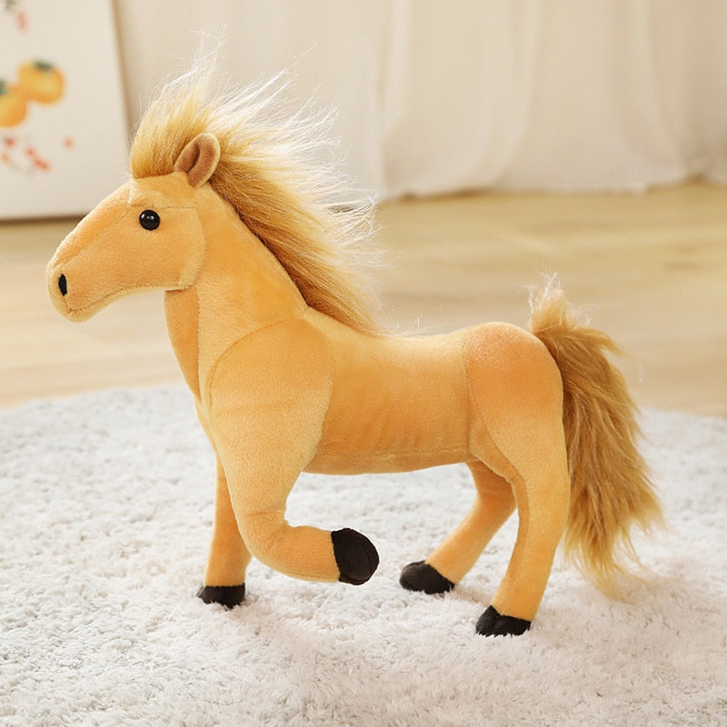 Peluche cheval à coiffer